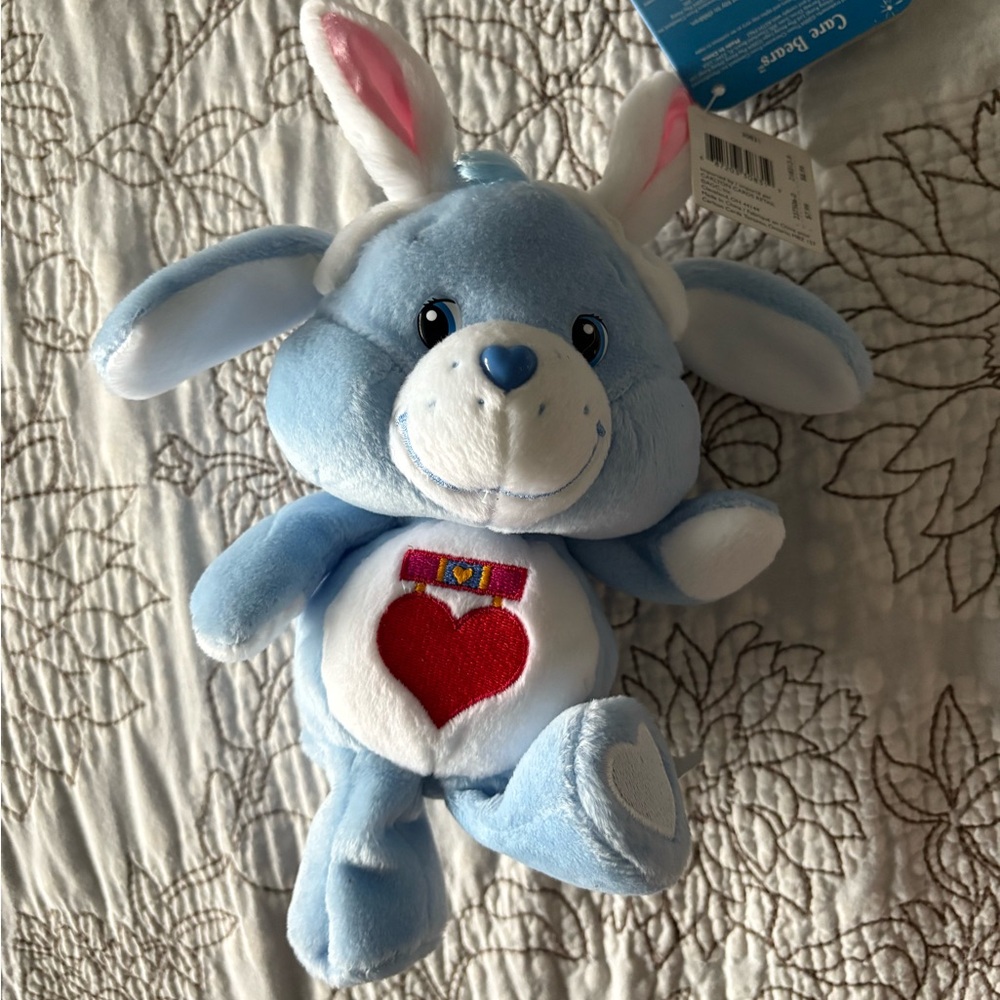 NWT / Care Bears / Easter Collection / Loyal Heart Dog Plush / 20th Anniversary